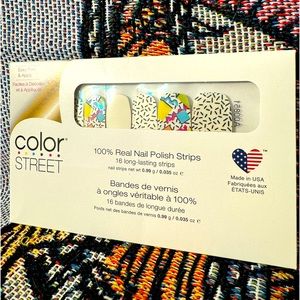 Color Street Totally Rad nail polish strips.